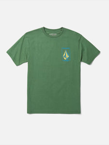 Volcom Boys Fir Green Stone Breakage SS Tshirt