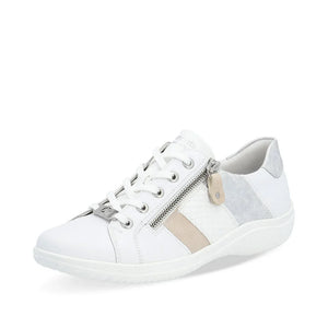 Remonte Ladies White Combination Louann Shoe