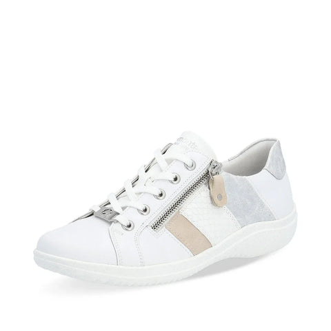 Remonte Ladies White Combination Louann Shoe