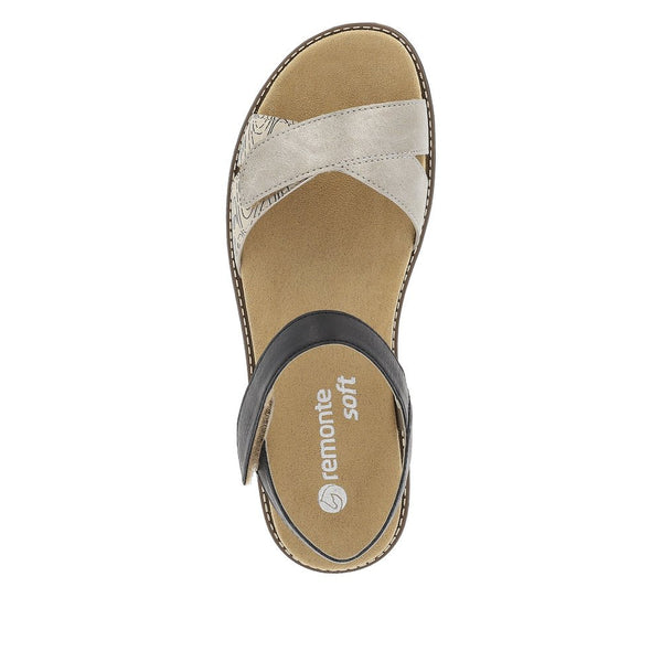 Remonte Ladies Beige Combination Jocelyn Sandal