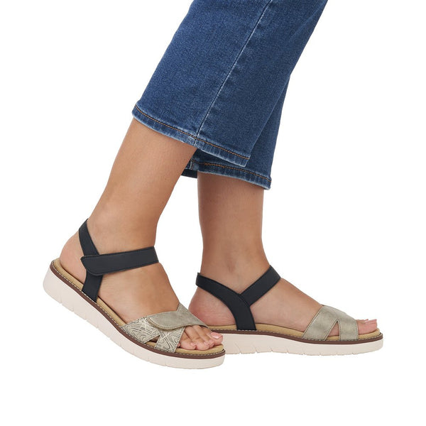 Remonte Ladies Beige Combination Jocelyn Sandal