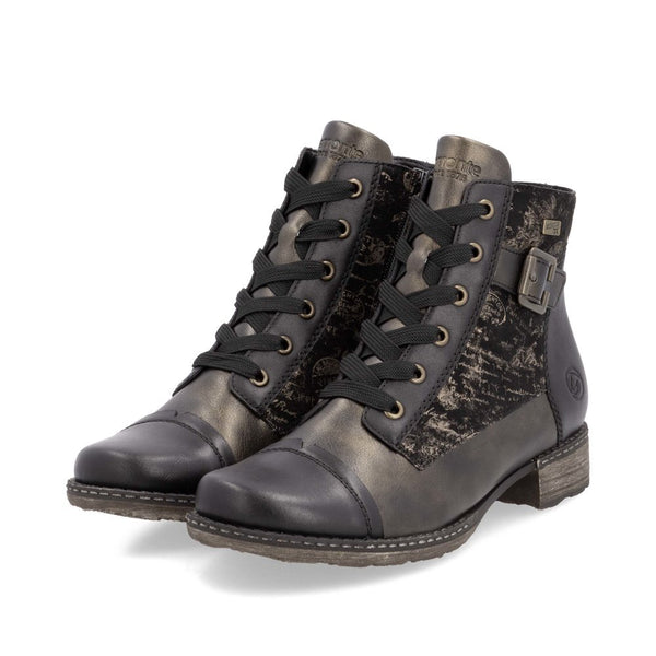 Remonte Ladies Black Chandra Boot