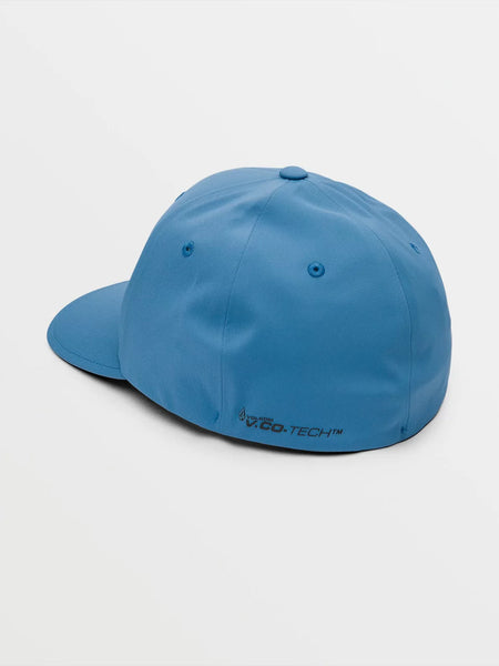 Volcom Mens Stone Blue Stone Tech Flexfit Delta Hat