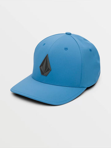 Volcom Mens Stone Blue Stone Tech Flexfit Delta Hat