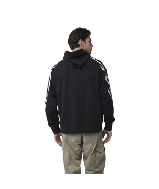 Fox Mens Black Energy Face Oversized Fleece PO Hoodie