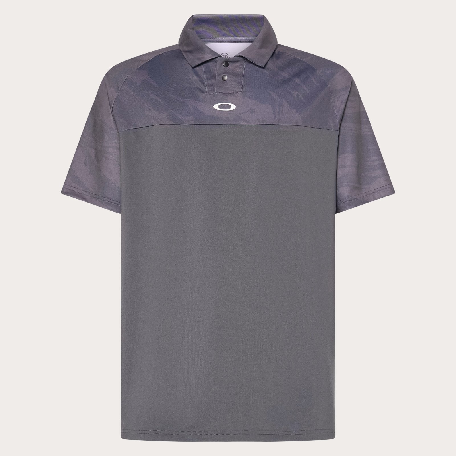 Oakley Mens Uniform Grey Reduct C1 Duality  Polo