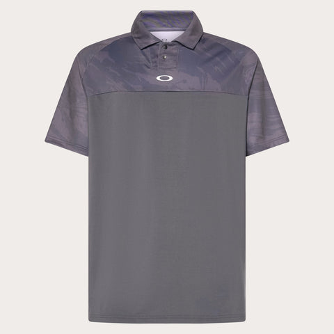 Oakley Mens Uniform Grey Reduct C1 Duality  Polo