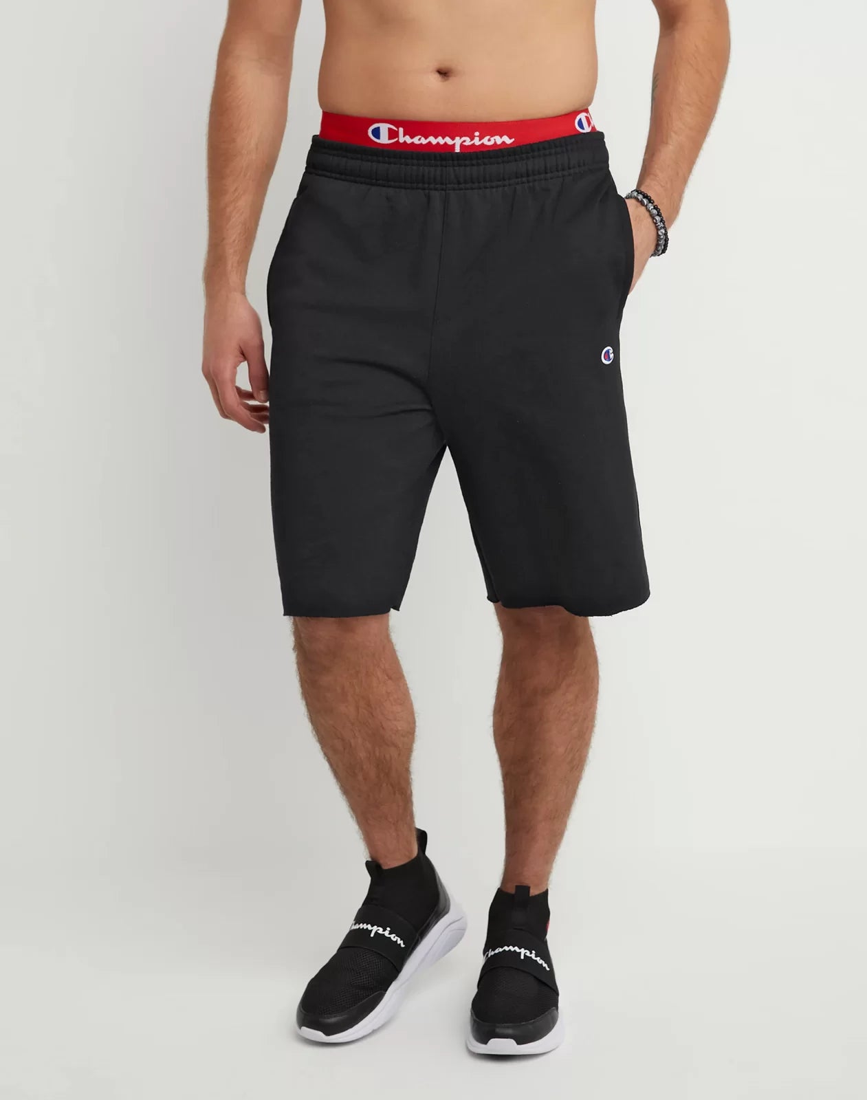 Champion Mens Black 10" Powerblend Short