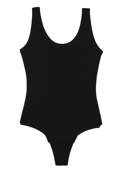 Huha Ladies Black Tank Bodysuit