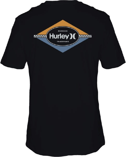 Hurley Mens Everday Divide Black Tshirt