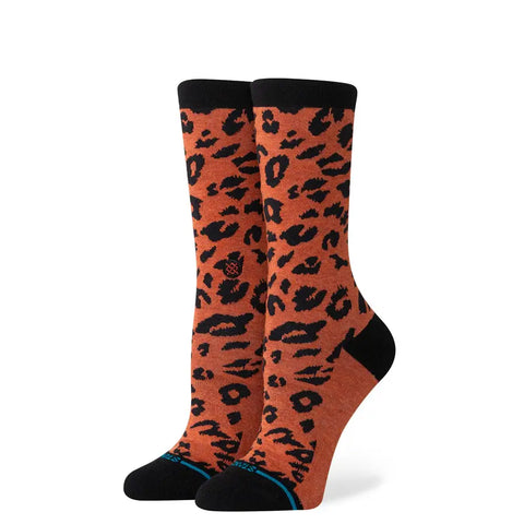 Instance Ladies Black Spotted Out Crew Socks