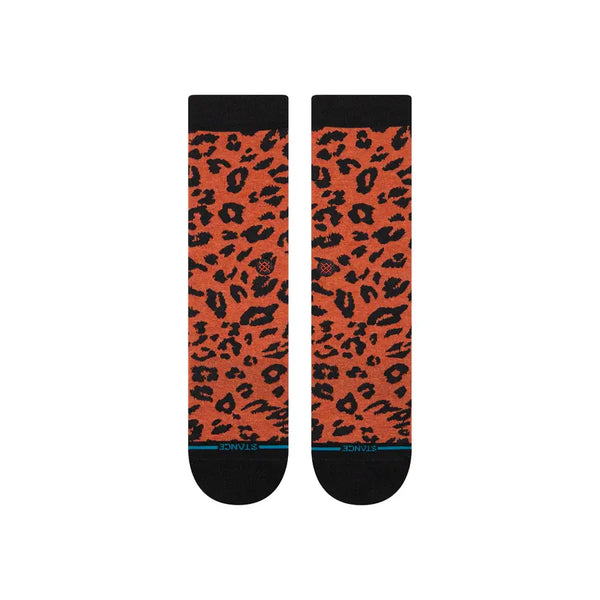 Instance Ladies Black Spotted Out Crew Socks