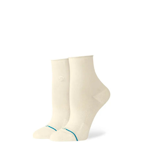 Instance Ladies Cream Rollin Quarters Quarter Socks