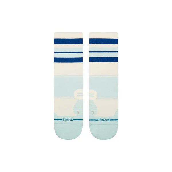 Instance Mens Light Blue Pixar Frozone Crew Socks