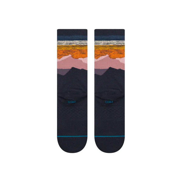 Instance Mens Navy Saddleback Crew Socks