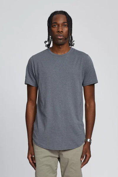 Kuwalla Tee Mens Stone Grey Easy Scoop Tshirt