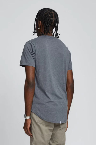 Kuwalla Tee Mens Stone Grey Easy Scoop Tshirt