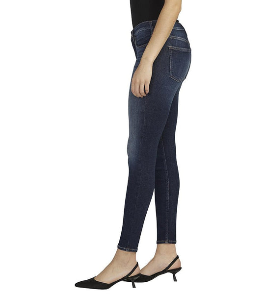 Silver Jeans Ladies Infinite Fit Mid Rise Skinny Jeans