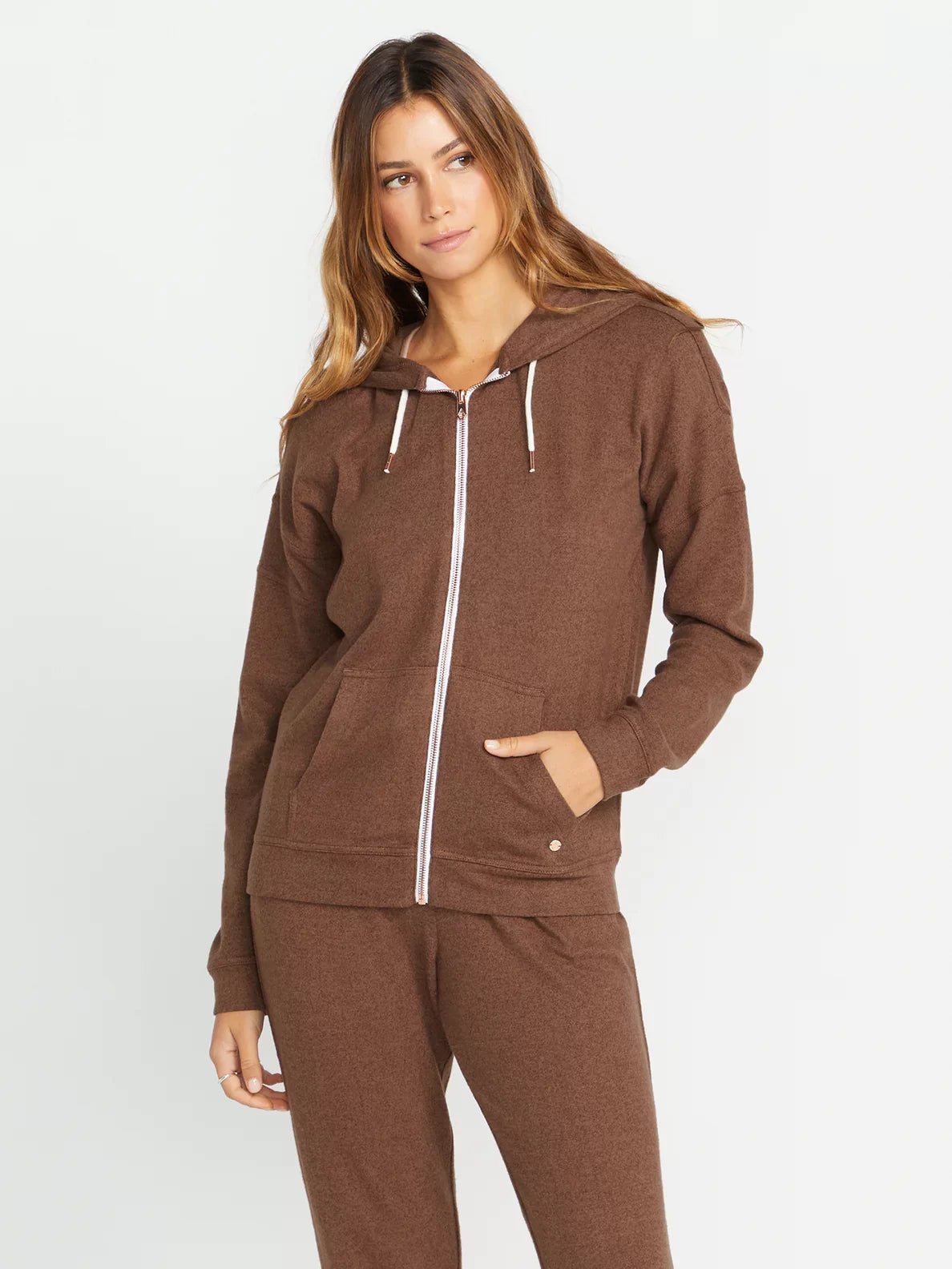 Volcom Ladies Lived In  Lounge Zip Hoodie