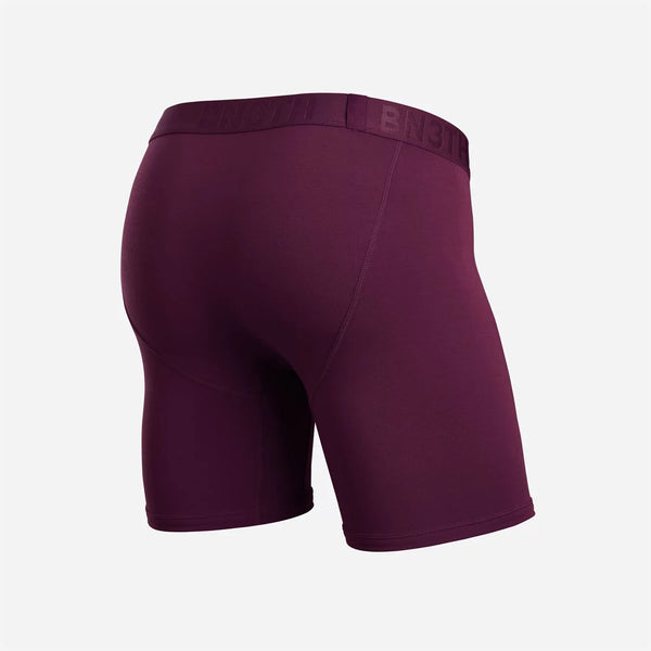 Bn3th Mens Classic Solid Cabernet Boxer Brief