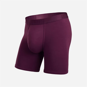 Bn3th Mens Classic Solid Cabernet Boxer Brief