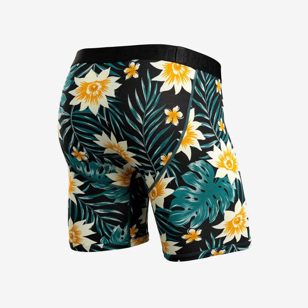 Bn3th Mens Tropical Floral Black Classic Boxer Brief