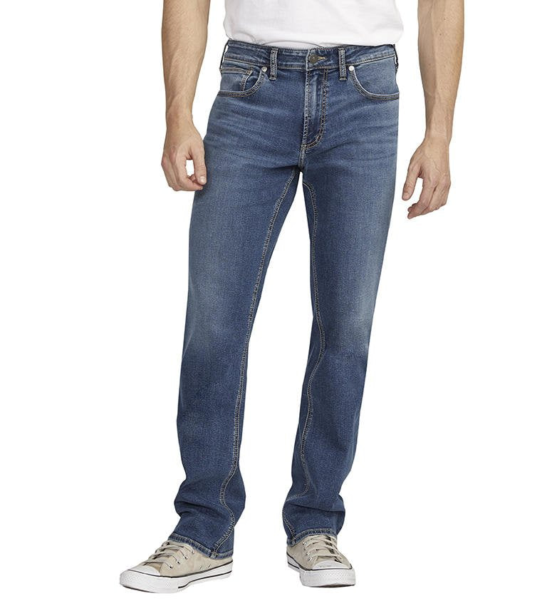 Silver Jeans Mens Grayson Classic Fit Straight Jeans