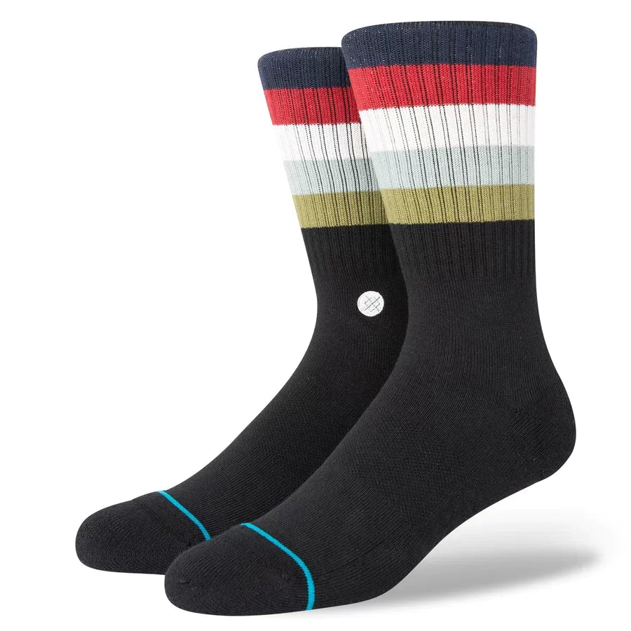 Stance Mens Maliboo Black Fade Socks