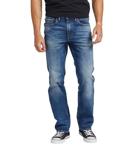 Silver Jeans Mens Infinte Fit Relaxed Straight Leg Jean