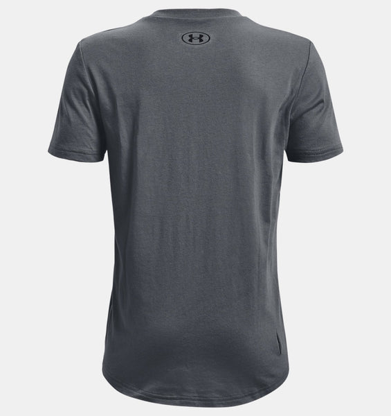 Under Armour Pitch Grey Sportstyle Left Chest SS Tshirt