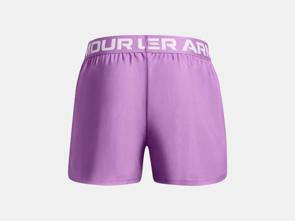 Under Armour Girls Provence Purple Play Up Shorts