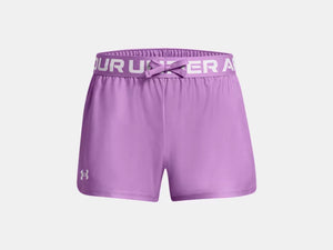 Under Armour Girls Provence Purple Play Up Shorts