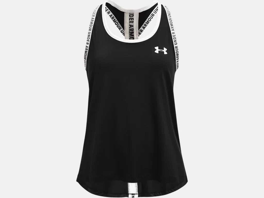 Under Armour Girls Black Knockout Tank