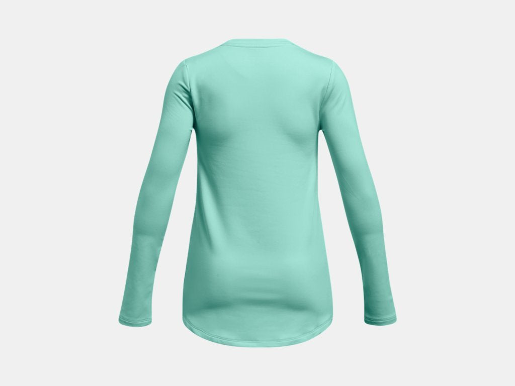 Under Armour Girls Goldgear LS Crew Top