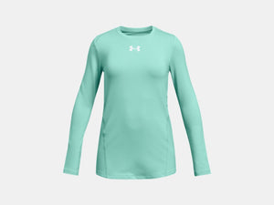 Under Armour Girls Goldgear LS Crew Top