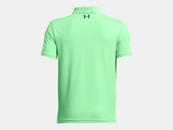 Under Armour Boys Matrix Green Matchplay Performance Polo