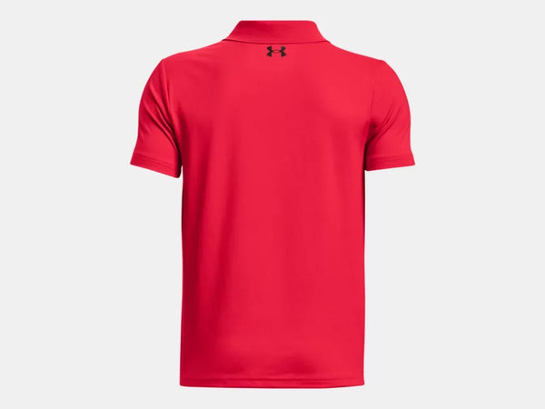 Under Armour Boys Red Matchplay Polo