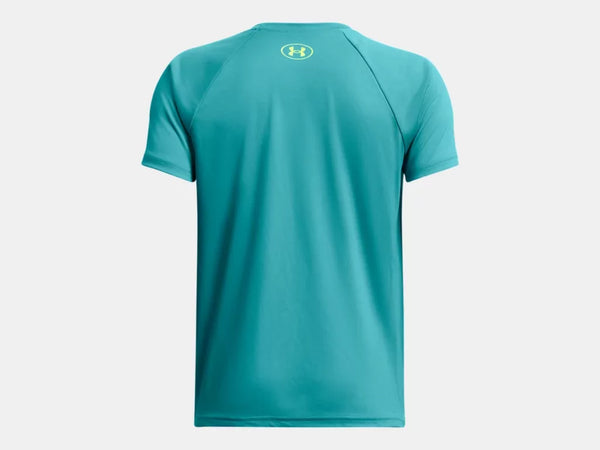 Under Armour Boys Circuit Teal Tech Stadium Lights SS Tshirt