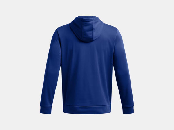 Under Armour Mens Tech Blue/Nimbus Blue Armour Fleece HBR Logo Hoodie