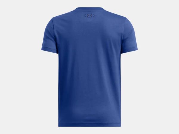 Under Armour Boys Tech Blue Boxed Sports Update SS Tshirt