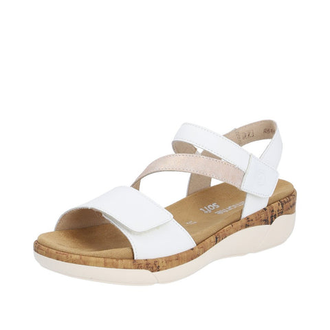 Remonte Ladies White Combination R6860-80 Jocelyn Sandal