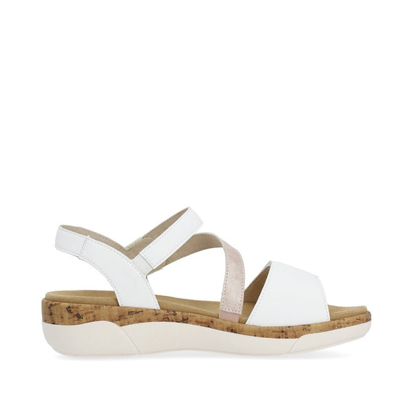 Remonte Ladies White Combination R6860-80 Jocelyn Sandal