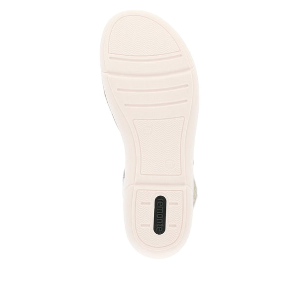 Remonte Ladies White Combination R6860-80 Jocelyn Sandal