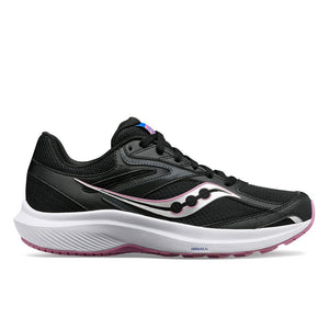 Saucony Ladies Cohesion 17 Black/Orchid Running Shoe