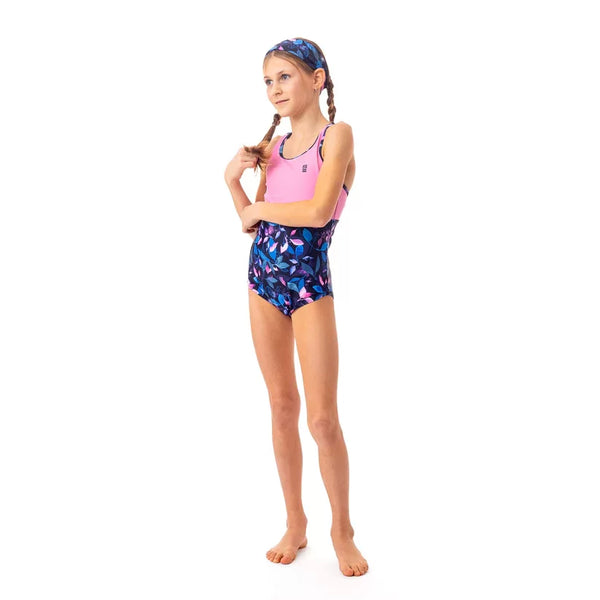 Nano Girls Light Pink UV One Piece Swimsuit