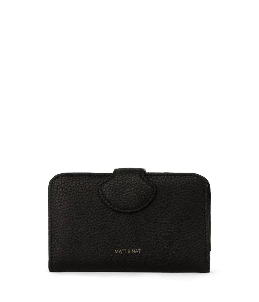 Matt & Nat Ladies Black Float Sm Purity Wallet