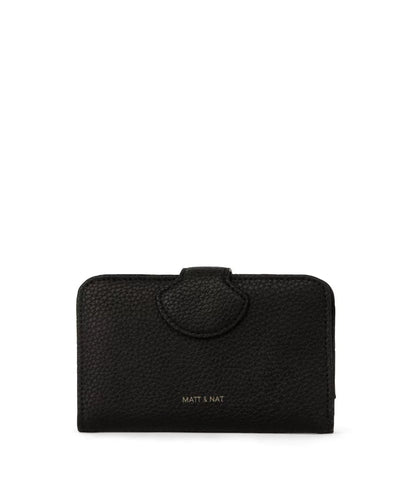 Matt & Nat Ladies Black Float Sm Purity Wallet