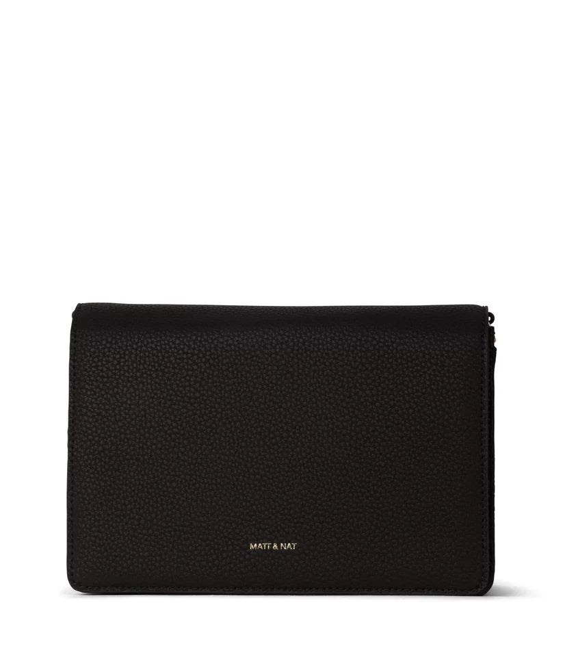 Matt & Nat Black Franca Purity Shoulder Bag