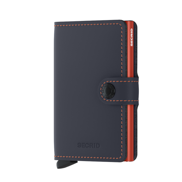 Secrid Miniwallet Matte Nightblue/Orange