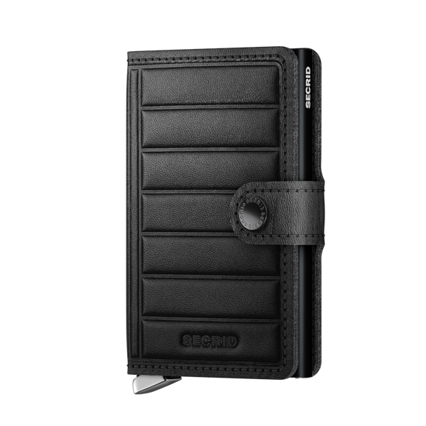 Secrid Premium Miniwallet Emboss Lines Black